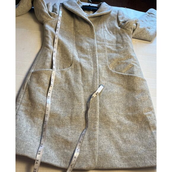 Wilfred Italy Wool Cashmere Cocoon Coat Jacket Womens M Grey - Picture 11 of 13